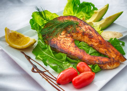 delicious salmon dish