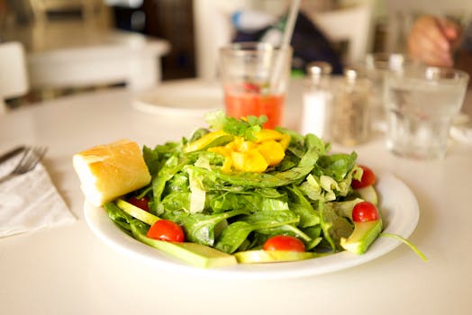 banana, spinach, and avocado